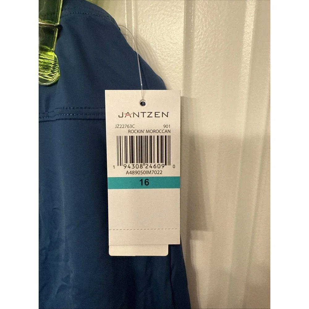 NWT Jantzen Womens Rockin Moroccan  Slit Bikini Bottom Mini Skirt Size 16